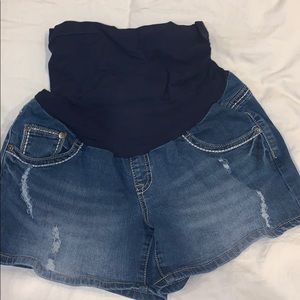Maternity Jean shorts